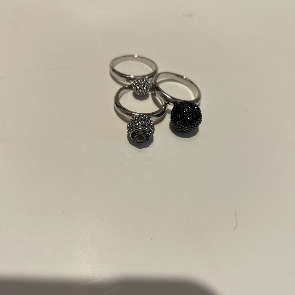 Henri Bendel ring cluster set